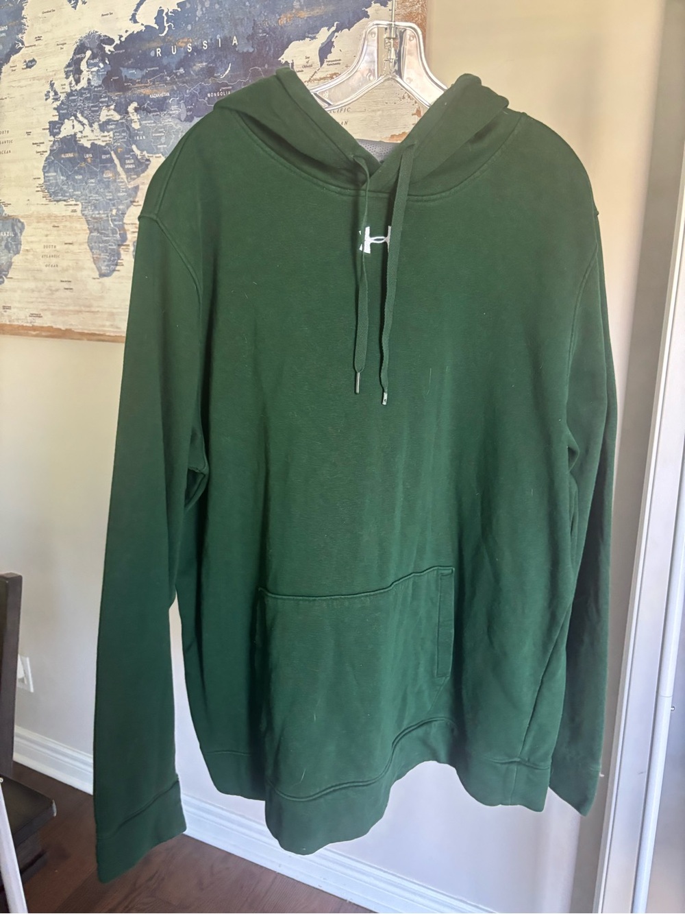 Under Armour Men's Dark Green Crewneck Hoodie
